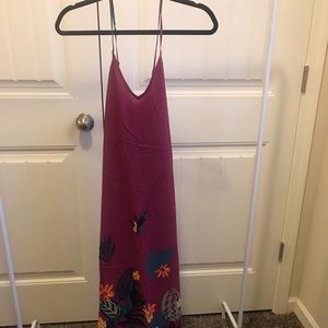 Purple maxi dress